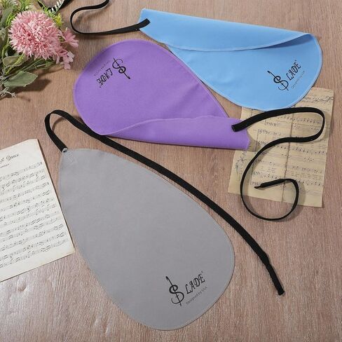 12PCS Clarinet Cleaning Cloth, Inside Tube Clarinets Cleaning Kit, Clarinet Clean Swab with Weighted String, Suitable for Clarinets, Piccolos, Flutes, Saxophones (Blue, Purple, Grey) in Kuwait