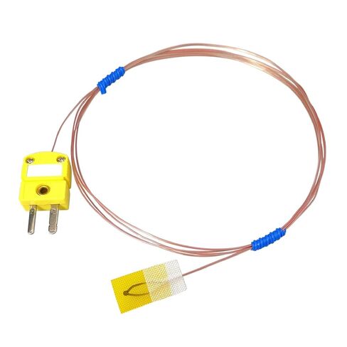 1pcs K/T/J Type Surface Mount Adhesive Thermocouple Probe - Ultra Thin Temperature Sensor for Accurate Readings 0-260°C, 0.5-10m Length(T-8m) in Saudi Arabia