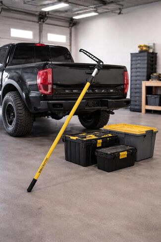 RIGCRAFTOR [Cargo Pro Hook] Extendable Retrieval Hook, Up to 2.44 m, Anti-Slip Handle, Professional Tool for Grabbing and Retrieving, Lightweight Heavy-Duty Grabber Tool for Pickup, Trucks, Trailers in Saudi Arabia