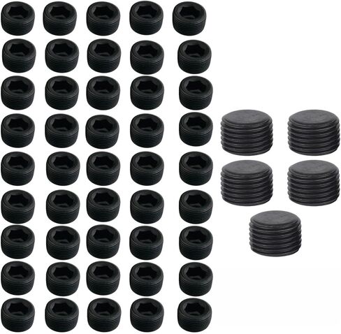 50 قطعة 3/8 "NPT خيط الأنابيب ألين المقبس الصلب كتلة قبالة in Kuwait