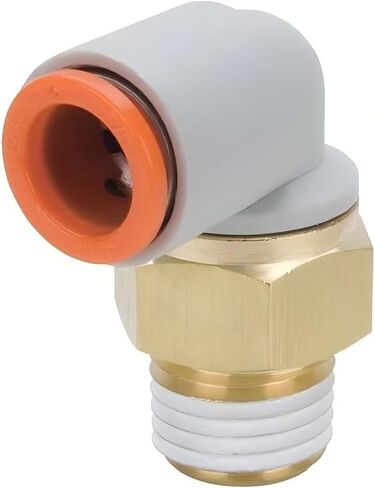 Push-Fit Elbow Fitting, Push-To-Connect, 1/2 In Tube Od, in Saudi Arabia