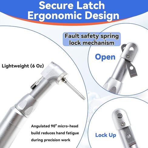 طقم مفك براغي سداسي عالمي مناسب لعيادة الأسنان، تصميم مزدوج الرأس مع (5-35 نيوتن سم) 7 أنواع من مفك براغي سداسي عالمي مزروع عزم الدوران in Kuwait