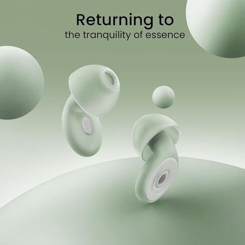 Ear Plugs, Soft Ear Plugs for Sleeping - 30dB Noise Cancelling Reusable Silicone Earplugs, Ultra Comfortable Fit for Studying, Concerts, Travel, 8 Ear Tips-Bean Green in Kuwait