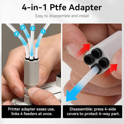 محور خيوط AMS Lite الأصلي، محور خيوط 5 اتجاهات متوافق مع نظام Bambu Lab A1/A1 Mini AMS Lite ملحقات الطباعة متعددة الألوان قطع غيار موصلات أنابيب AMS in Saudi Arabia