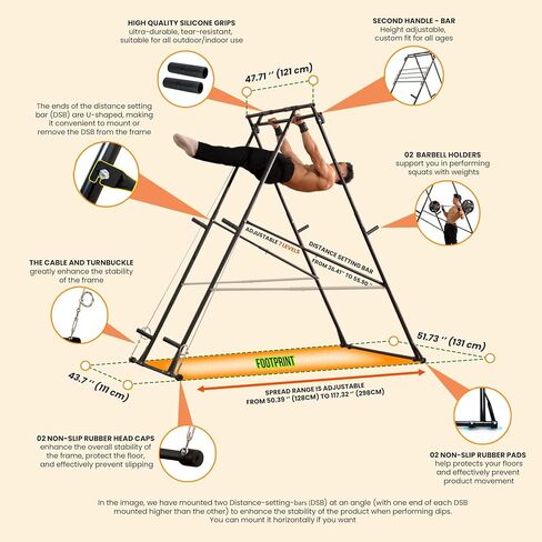 حامل القرفصاء طويل القامة مقاوم للصدأ ومقاوم للصدأ، رف القرفصاء قابل للطي وبرج طاقة ثابت متعدد الوظائف، جهاز تمرين متين للمنزل والجيم وتدريبات القوة ومعدات اللياقة البدنية المحمولة في الأماكن المغلقة والخارجية قائمة بذاتها in Kuwait