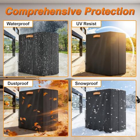 Protective Cover for Home Gym Set, Gym Rack Cover with Zipper Waterproof Dustproof UV Protection for Gym Station/Home Exercise Equipment Set Indoor or Outdoor 41.3" x 68.9" x 72.8" in Saudi Arabia