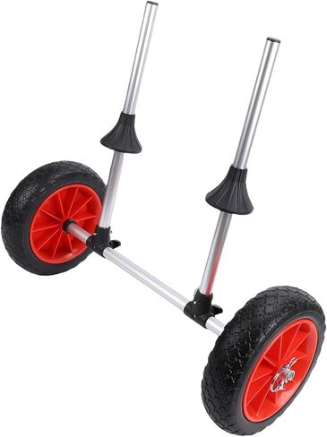 Kayak Cart, Lightweight Foldable Aluminum Alloy Frame with Rubber Wheels Canoe Trolley for Outdoor Kayaking Camping and Travelers in Saudi Arabia
