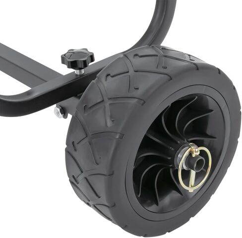 Kayak Cart, Heavy Duty 220 LBS Load Capacity Kayak Trailer, Detachable Canoe Trolley Cart with Adjustable Width & Nonslip Support Foot,8in Solid Tires for Kayaks Canoes Float Mats Paddle boards. in Saudi Arabia