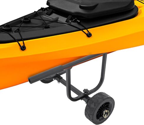 Kayak Cart, Heavy Duty 220 LBS Load Capacity Kayak Trailer, Detachable Canoe Trolley Cart with Adjustable Width & Nonslip Support Foot,8in Solid Tires for Kayaks Canoes Float Mats Paddle boards. in Saudi Arabia