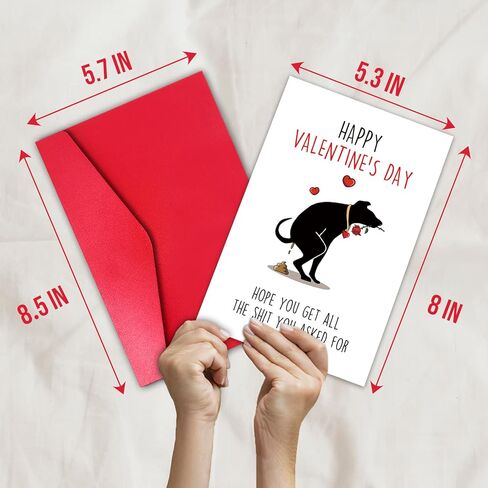 TQDaiker Funny Valentines Day Card for Husband Boyfriend, Star Wars Anniversary Card from Wife Girlfriend, Humor Valentines Darth Vader Card for Him Her, “You’re The Reason I Can’t Breathe" in Kuwait