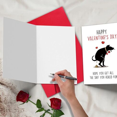 TQDaiker Funny Valentines Day Card for Husband Boyfriend, Star Wars Anniversary Card from Wife Girlfriend, Humor Valentines Darth Vader Card for Him Her, “You’re The Reason I Can’t Breathe" in Kuwait