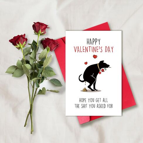 TQDaiker Funny Valentines Day Card for Husband Boyfriend, Star Wars Anniversary Card from Wife Girlfriend, Humor Valentines Darth Vader Card for Him Her, “You’re The Reason I Can’t Breathe" in Kuwait