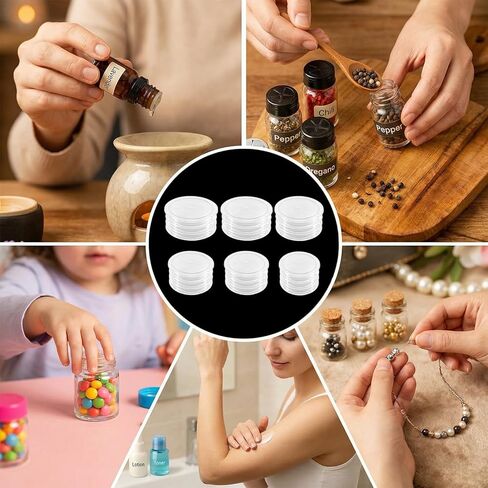 30PCS Salt and Pepper Shaker Stoppers Plugs, 6/7/9/10/11/12 MM Plastic Stoppers for Salt and Pepper Shakers, Shaker Bottle Stopper & Round End Caps for Bottles Plugs Bottom, Salt and Pepper Plugs in Kuwait