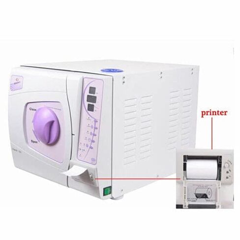 12L Lab Medical Class B Three Times Pulsation Vacuum Steam Sterilizer Autoclave Sterilizer LCD Display with Printer Purple in Kuwait
