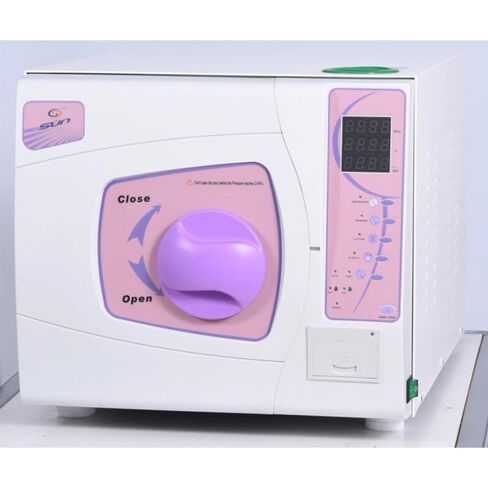 12L Lab Medical Class B Three Times Pulsation Vacuum Steam Sterilizer Autoclave Sterilizer LCD Display with Printer Purple in Kuwait
