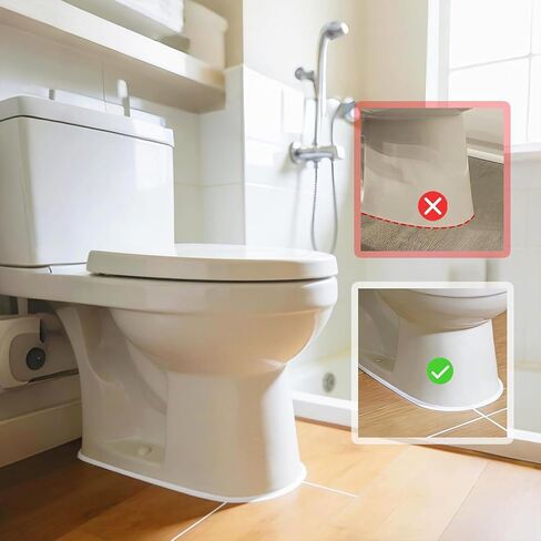 شريط السد مطور مقاوم للماء ذاتي اللصق أبيض 0.3 بوصة × 10 قدم، شريط مانع للتسرب شريط زخرفي للحمام والمرحاض وحوض الاستحمام وحوض الاستحمام in Kuwait