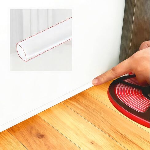 شريط السد مطور مقاوم للماء ذاتي اللصق أبيض 0.3 بوصة × 10 قدم، شريط مانع للتسرب شريط زخرفي للحمام والمرحاض وحوض الاستحمام وحوض الاستحمام in Kuwait