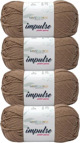 Woafashions الدافعة يدوية الخيوط والكروشيه (Aqua) (100gms / 3.5 أوقية) in Kuwait