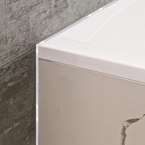 Caulk Tape 0.3" x 40' - White Waterproof Caulking Strip Peel and Stick Tape Roll for Shower Bathtub Bathroom Toilet in Kuwait