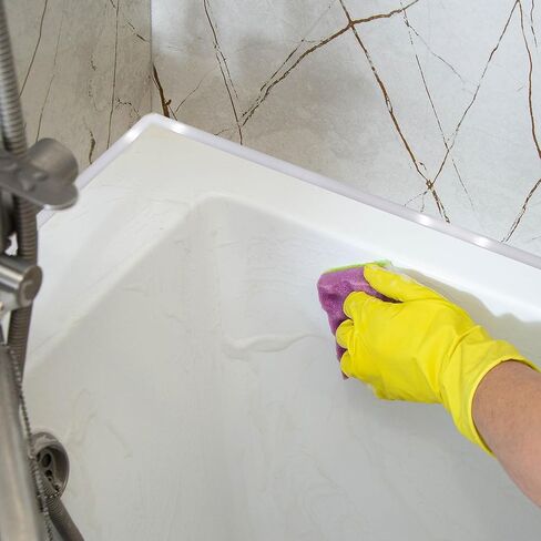 Caulk Tape 0.3" x 40' - White Waterproof Caulking Strip Peel and Stick Tape Roll for Shower Bathtub Bathroom Toilet in Kuwait