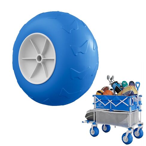 إطار بالون لجميع التضاريس مقاس 9 بوصة، إطار عربة الشاطئ قابل للنفخ (وحدة واحدة)، أسود وبرتقالي، إطار قابل للنفخ مصمم لعربة الشاطئ ذات الطابقين in Kuwait