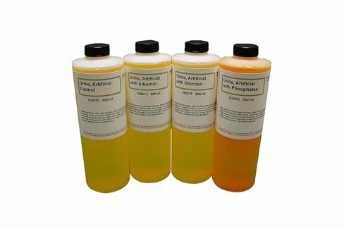 ALDON Innovating Science - Understanding Urinalysis - Demonstration of Urinalysis Techniques - Set of 4: Control, Albumin, Glucose, Phosphates- Cannot be Used for Drug Test Evasion in Kuwait
