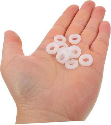 200pcs White Drum Washers Felt Pads for Snare Drum and Cymbal Stand Sleeves Noise Dampening Set Accessories for Beginner and Professional Use in Saudi Arabia