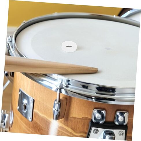 200pcs White Drum Washers Felt Pads for Snare Drum and Cymbal Stand Sleeves Noise Dampening Set Accessories for Beginner and Professional Use in Saudi Arabia