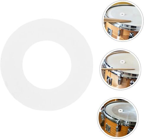 200pcs White Plastic Drum Washers Drum Set Accessories Cymbal Stand Noise Dampening Pads for Snare and Percussion Kit Practice and Performance in Saudi Arabia