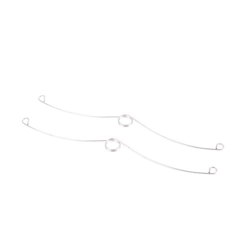 2 قطعة زنبركات مروحة العادم مشابك تشكيل الأسلاك 15.5/19/21 سم مشابك زنبركية فضية (21 سم) in Kuwait