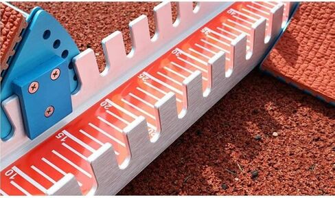 Starting Block, Professional Racing Track Pedal, Suitable for Plastic Track, Adjustable Aluminum Alloy Track and Field Sports Equipment, Competition Sprint Training Runup Device in Saudi Arabia