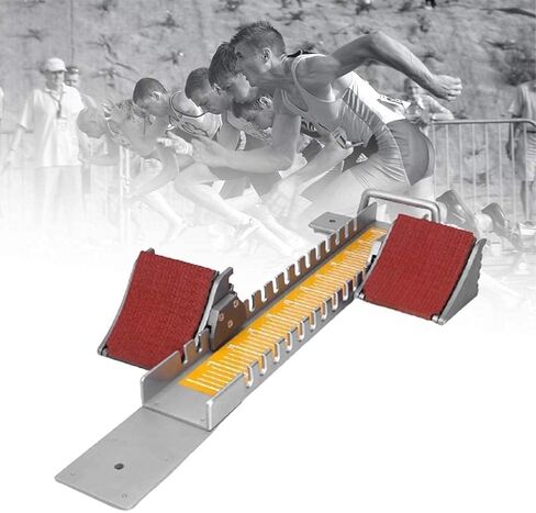 Starting Blocks Track and Field Running Block, Profession Track Blocks for Sprinting with Freely Adjustable Height for Plastic Runway College Competition in Saudi Arabia