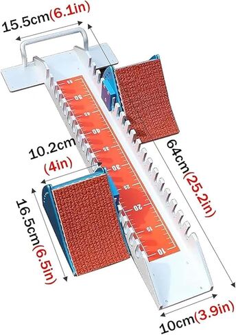 Athletics Starting Block with Adjustable Angles and Non-Slip Pedals for Plastic and Cinder Tracks, Rust-Resistant Plastic Runway Block in Saudi Arabia