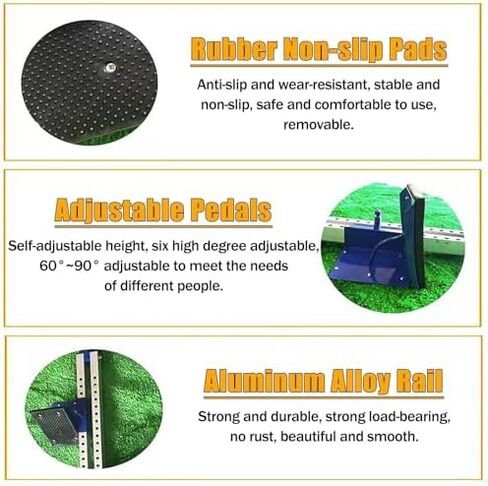 Starting Blocks for Track and Field, 6-Angle Adjustable Sprint Pedals for Competitions and School Sports Events in Saudi Arabia