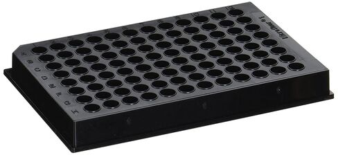 Thermo Scientific Fluorescent Microfluor 1 لوحة مسطحة القاع، أسود، الحجم الإجمالي 330 ميكرولتر، حجم العمل 280 ميكرولتر (علبة بها 50) in Kuwait