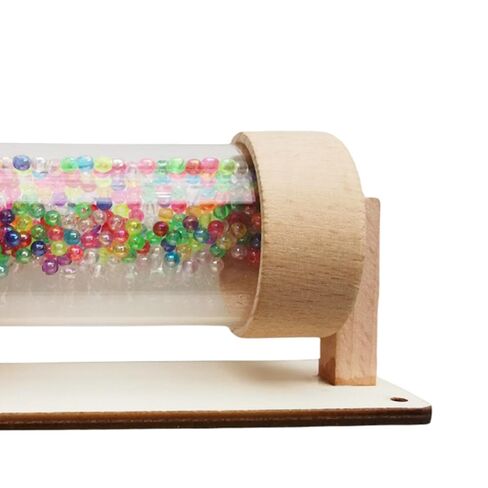 Rainstick Wooden Rainmaker Toy Musical Instrument Rhythm Instrument Raindrop Rattle Tube Toys for in Saudi Arabia