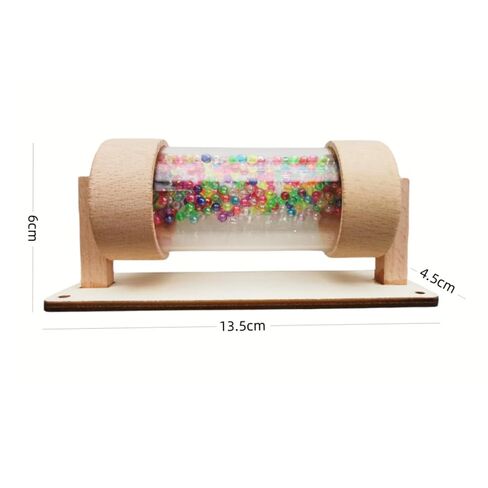 Rainstick Wooden Rainmaker Toy Musical Instrument Rhythm Instrument Raindrop Rattle Tube Toys for in Saudi Arabia