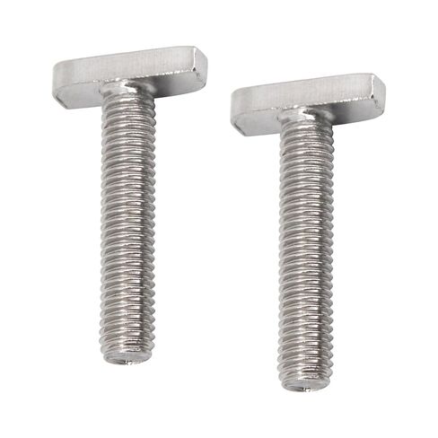 16 حزمة M8x30mm T فتحة قطرة في مجموعة الترباس 304 الفولاذ المقاوم للصدأ على شكل حرف T مسمار برغي 23 مم رأس مطرقة مع صواميل شفة سداسية لملف بثق الألومنيوم، تركيب الطاقة الشمسية الكهروضوئية in Kuwait