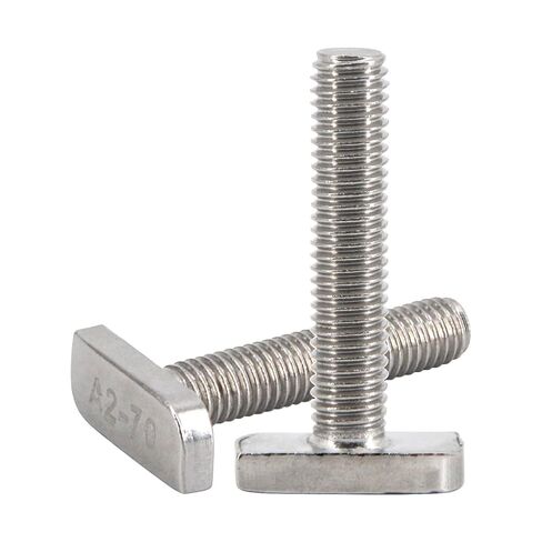 16 حزمة M8x30mm T فتحة قطرة في مجموعة الترباس 304 الفولاذ المقاوم للصدأ على شكل حرف T مسمار برغي 23 مم رأس مطرقة مع صواميل شفة سداسية لملف بثق الألومنيوم، تركيب الطاقة الشمسية الكهروضوئية in Kuwait