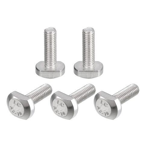 T-Slot Bolts, 5pcs M5x16mm T Slot Drop-in Stud Sliding Bolts 304 Stainless Steel T Shape Screws for T Track in Saudi Arabia