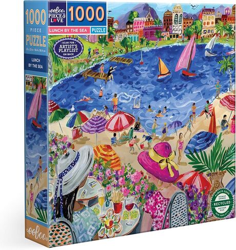 eeBoo: Piece and Love Tree of Life 1000-piece Square Adult Jigsaw Puzzle, Jigsaw Puzzle for Adults and Families, Includes Glossy, Sturdy Pieces and Minimal Puzzle Dust in Kuwait
