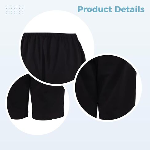 Black Nephrostomy Pants For Men, Cotton Incontinence Catheter Trousers, Post Surgery Urine Bag Holder, Ostomy Pants in Kuwait