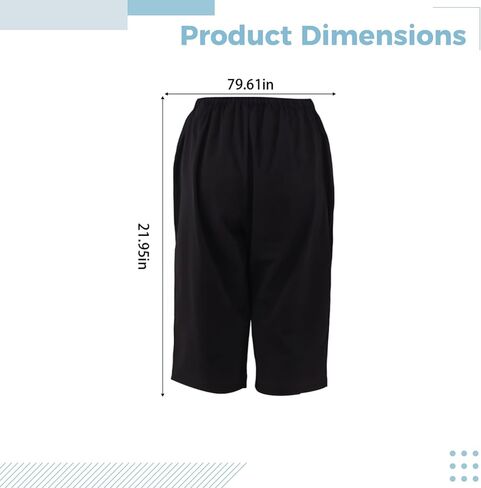Black Nephrostomy Pants For Men, Cotton Incontinence Catheter Trousers, Post Surgery Urine Bag Holder, Ostomy Pants in Kuwait