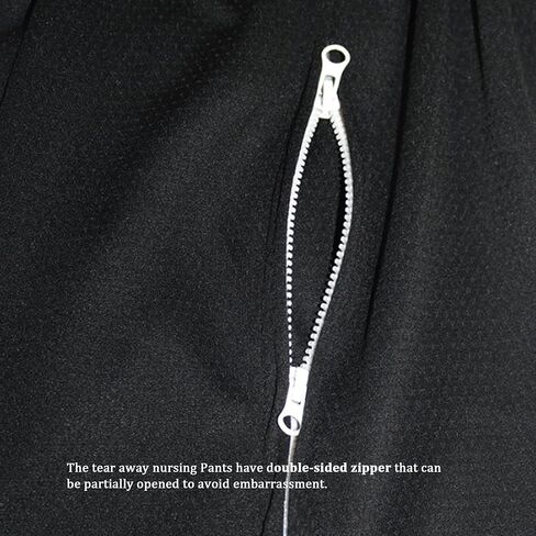 سراويل المرضى للجنسين، ملابس المرضى طريح الفراش مع سحابات in Kuwait