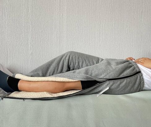 Patient Pants Patient Care Clothes, Clothing for Disability Elderly Surgery Patients, Easy to Wear and Take Off, Tear Away Pants, Soft Cotton Material for Fracture, Bedridden Patients, A, 3L in Saudi Arabia