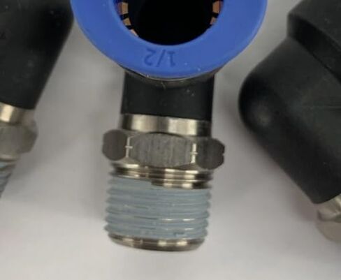 GPL 1203 EPNI ELB-6MP-8T أنبوب 12 مم × 3/8 بوصة BSPT خيط ذكر الكوع 5/PKG in Kuwait