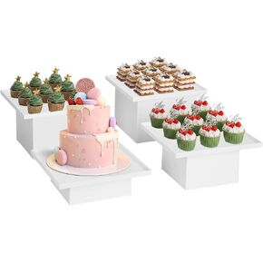 4 مجموعات من رافعات البوفيه المطورة من Redants، مجموعة عرض طاولة الحلوى مع تصميم قابل للتكديس والفصل، رافعات الطعام لحفلات العرض، وحوامل عرض الناهضات in Kuwait