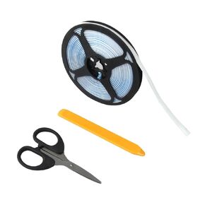 شريط السد 0.3 بوصة × 20 بوصة، شريط السد ذاتي اللصق مقاوم للماء، شريط السد الأبيض الضيق لسداد المرحاض، المرحاض، المطبخ، الحمام، الحوض، الدش، حامي حافة حوض الاستحمام، شريط السد PVC (1) in Kuwait