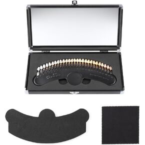 27 لون دليل الظل تبييض لوحة الرسم البياني الظل مع مرآة تبييض الأسنان الخزف مقارنة الألوان in Kuwait