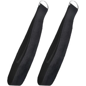Pilates Reformer Accessories: 2 Pcs Pilates Straps With Double Loops, Made Of Cotton, Ankle/Wrist Band For Home Gym in Kuwait